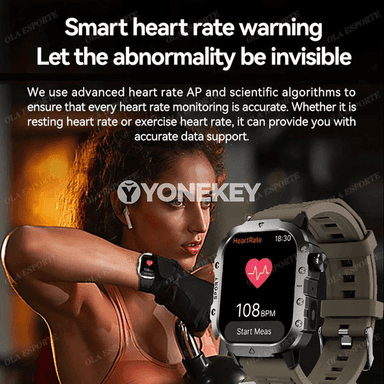 2.01" HD ekranly akylly sagat, Bluetooth jaňly, LED çyraly