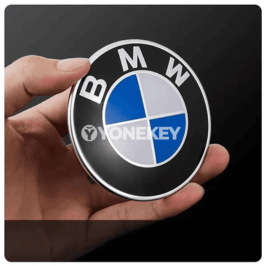 BMW ulagyon belgisi 74/82 mm – kapot we bagaj üçin emblem