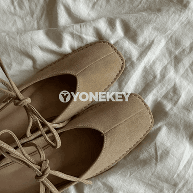 Aýal-gyzlar üçin square toe Mary Jane flats, rahat, täze moda aýakgap