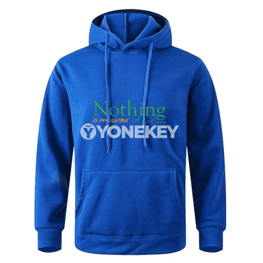 Erkekler üçin gara ýyly hoodie, giň kesimli gündelik switer