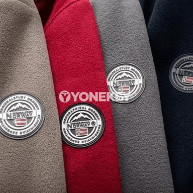 Erkekler üçin ýyly fleece penjek, giň kesimli, güýz-gyş görnüşi