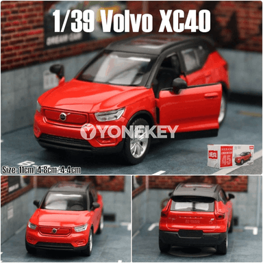 Volvo XC40 1:36 çagalar üçin metal model awtoulag
