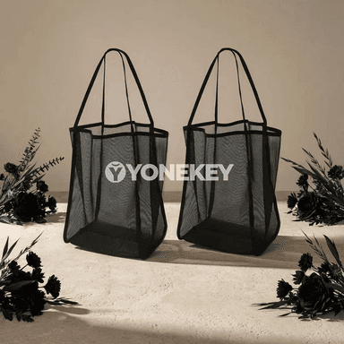 Uly göwrümli ýelpikli tor sumka, güýçli tutawaçly ammar sumkasy