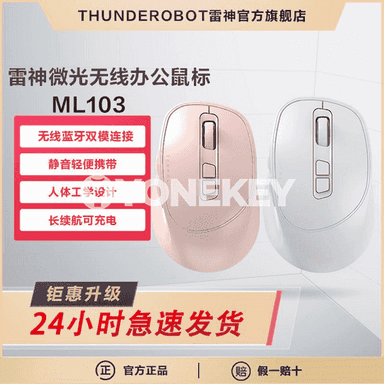 Kompýuterler üçin ML103 Bluetooth syçanjygy.