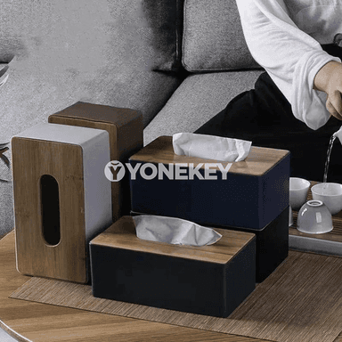 Tebigy agaçdan ýörite salfetka gutusy – stol üçin amaly saklaýjy