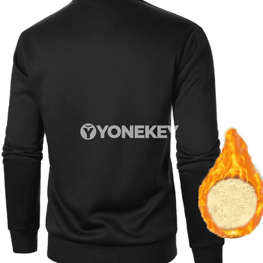 Erkekler üçin ýyly cashmere turtka, gyş üçin ýokary boýunly
