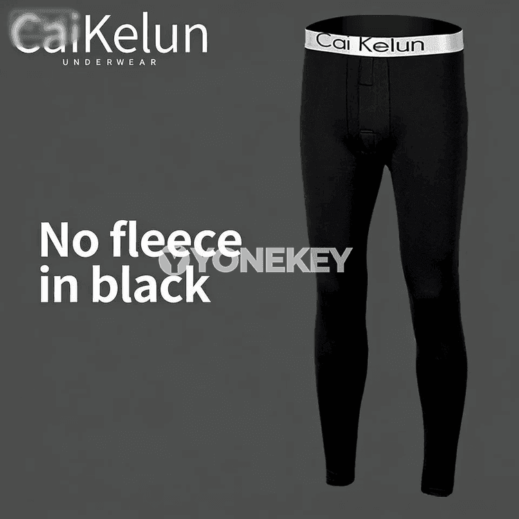 Erkekler üçin ýyly içki balak, inçe fleece, elastik, rahat