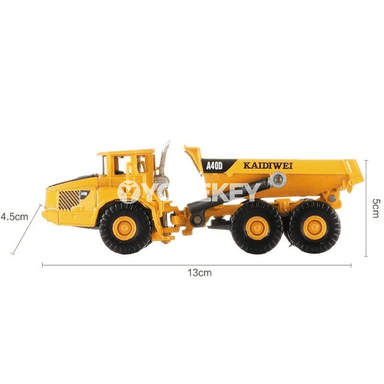 Dumper Tipper Truck 1:87 metal model awtoulag, gurluşyk ýük maşyny