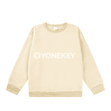Dem alýan erkek sweatshirti, tekiz reňkli, ýeňil we rahat
