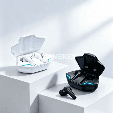 TWS simsiz Bluetooth gulaklyklari, mikrofonly sport headset, zarýad gutusy bilen