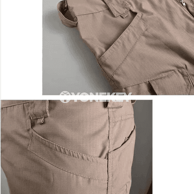 Erkekler üçin tomuslyk cargo şortik — ýeňil, köp jübüli