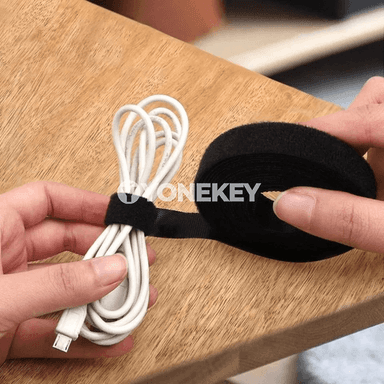Nylon kabel daňyjy lenta, gaýtadan ulanylýan 1.5 m rulon