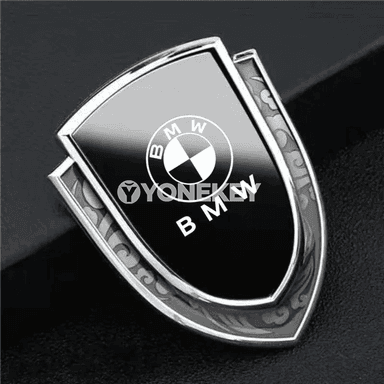 BMW üçin 3D metal emblem stiker — kuzow bezegi