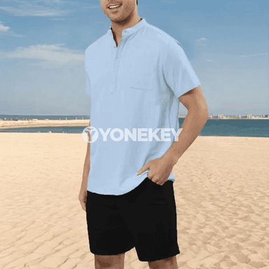 Erkekler üçin 2 bölek pagta-zygyr tomusly toplumy