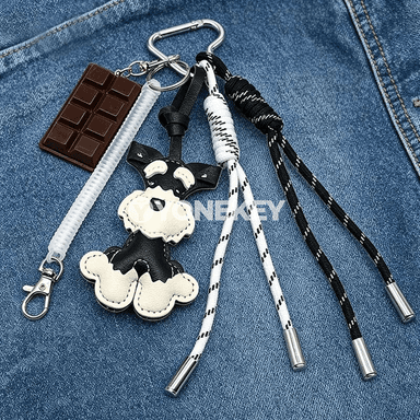 Schnauzer görnüşli sumka açary, ýakymly it görnüşli bezeg