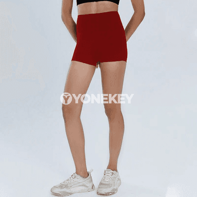 Zenanlar üçin ýokary boýunly çalt guradyjy sport şortik