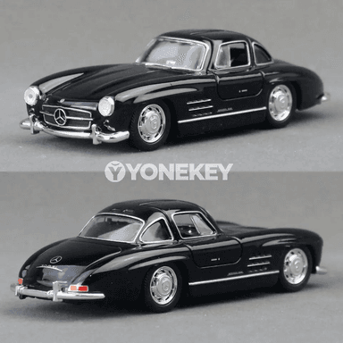 Mercedes-Benz 300SL metal model awtoulag, 1:36, gyzyl/geri çekilýän
