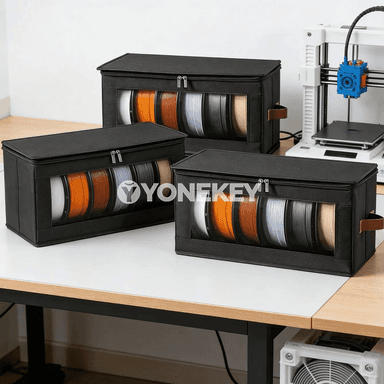 3D printer filamentleri üçin saklaýjy guty we haltasy