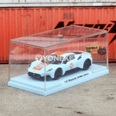 CCA Maserati MC20 1:61 metal model awtoulag, görkezme guty bilen