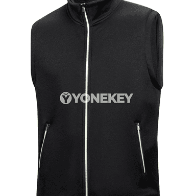 Erkekler üçin ýyly sinteponly fermuarly ýeňsiz jeýket