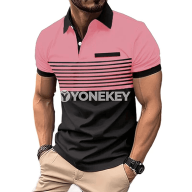 Erkekler üçin ýeňil, dem alýan polo futbolkasy