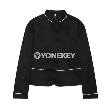 Zenanlar üçin stilli slim blazer jaket, ýaz-tomus üçin gysga köýnekçe