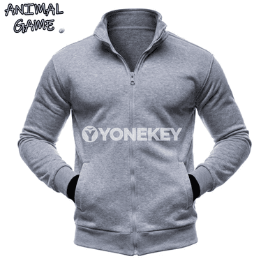 Erkekler üçin ýyly fermuarly ýeňil sport jaket, jübili