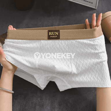 Erkekler üçin pagta boxer içki geýim, uly ölçegli, 6XL çenli