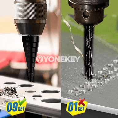3 bölek HSS basgançak buraw uçlar toplumy, 3-12 mm we 4-20 mm