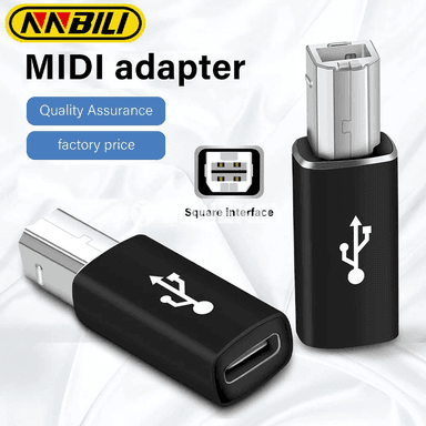 Type-C — USB-B adapter, MacBook we saz gurallary üçin