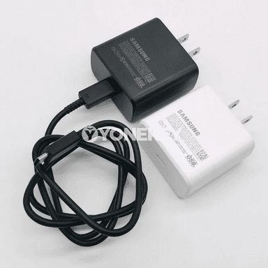 Samsung 45W Super Fast Type-C zarýad beriji, US Plug, kabel bilen