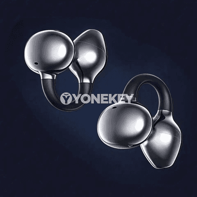 DM08 Bluetooth gulaklyklary, sport we aýdym-saz üçin simsiz klipli