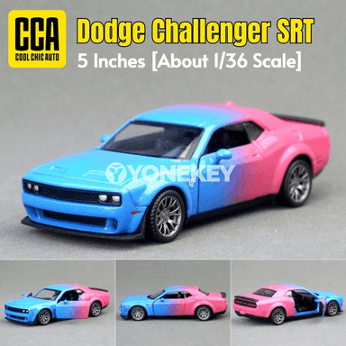 Dodge Challenger SRT Jailbreak metal model awtoulag, 1:36