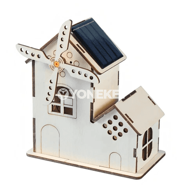Gün energiýaly öwrediji dülgüt öýleri, DIY 3D agaç gurluşyk modeli