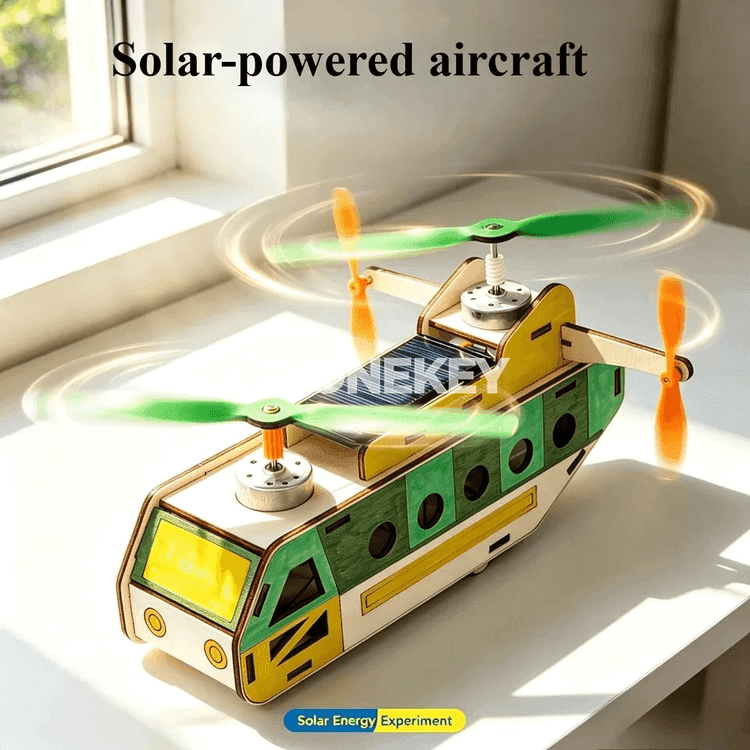 Gün energiýasy bilen işleýän ylmy tejribe toplumy, DIY uçardyr modeli
