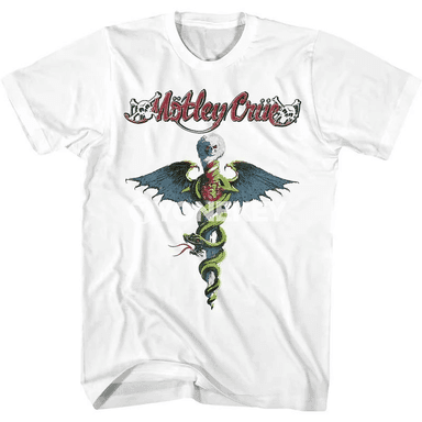 Motley Crue Dr. Feelgood erkekler üçin ýazky pagtaly futbolka