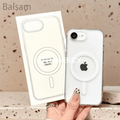 iPhone üçin Magsafe magnitli açyk akril gorag gapagy