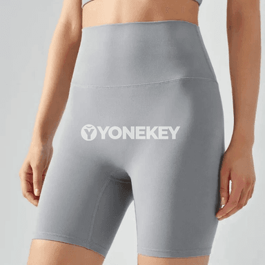 Aýallar üçin ýokary bili fitnes şortik — ýeňil, dem alýan, çalt gurýan