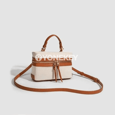 Aýal-gyzlar üçin moda kanwas egin sumkasy, kiçi box görnüşli