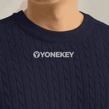 Erkekler üçin ýyly örme sviter, gündelik stil, boýundan geýilýän