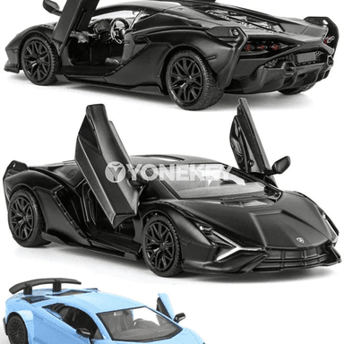Lamborghini Huracan LP610-4 metal ulag modeli, 1:36, çekip goýberilýän
