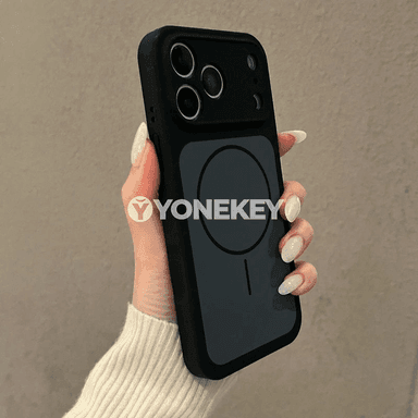 iPhone 15-17 Pro Max üçin magnitli silikon gorag gaby