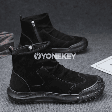 Erkekler üçin ýokary boýun trekking köwşügi, antislip, çydamly