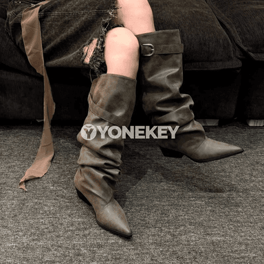 Aýal-gyzlar üçin blok ökjeli, plisli ýokary moda ädikler
