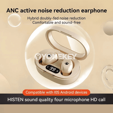 Mini simsiz Bluetooth 5.3 gulaklyk, sport we oýun üçin