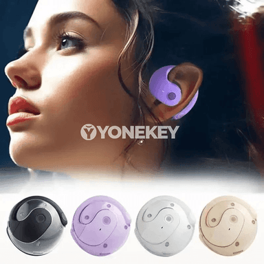 OWS simsiz Bluetooth 5.3 gulaklyklar, ýokary ses hili, zarýad gutusy bilen