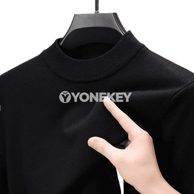 Erkekler üçin güýz-gyş ýarym turtlenek örme switer