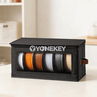 3D printer filamentleri üçin saklaýjy guty we haltasy