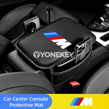 BMW üçin deri merkezi konsol gol diregi örtügi