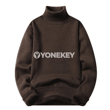 Erkekler üçin boýunly ýyly switer, örme klassik model